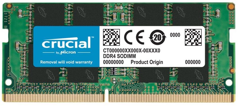 Crucial RAM 16GB (1x16GB) DDR4 3200MHz SODIMM grün CT16G4SFS832A