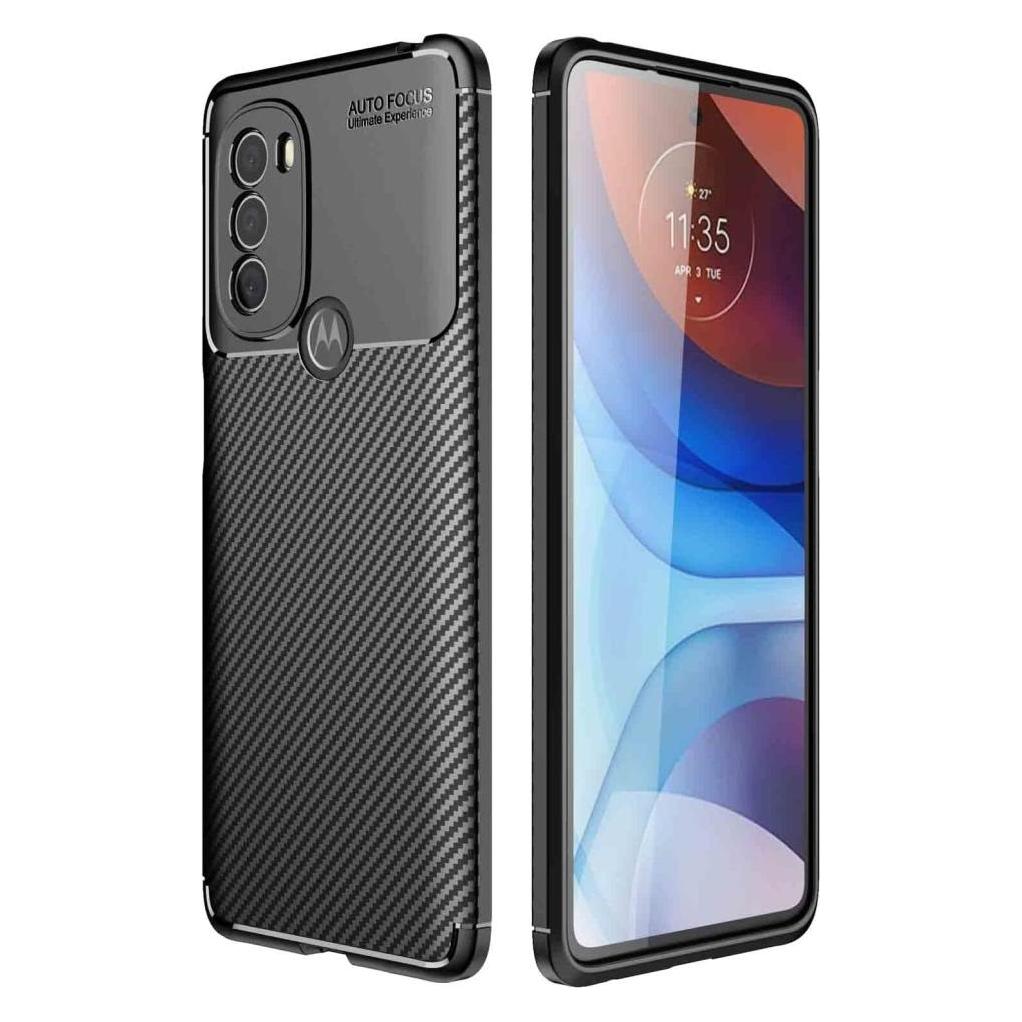 Screenguard Motorola Moto G41 Hülle Carbon Design TPU Case (Motorola Moto G41) (00030606)