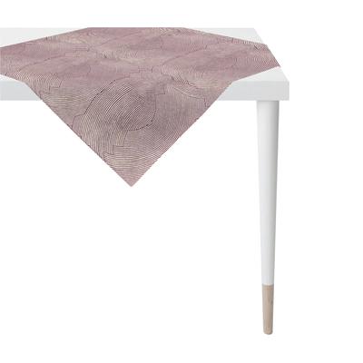 Mitteldecke APELT "5470", mauve, B:85cm L:85cm, Baumwolle, Polyester, Tischdecken, Mitteldecke, grafische Linen / Uni