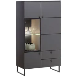 Valdera Vitrine LUGANO - B/H/T ca. 86,00x158,00x42,00