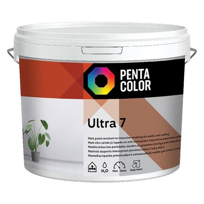 Pentacolor Emulsion Paint Ultra 7 Whi (5000 ml) (33039282)