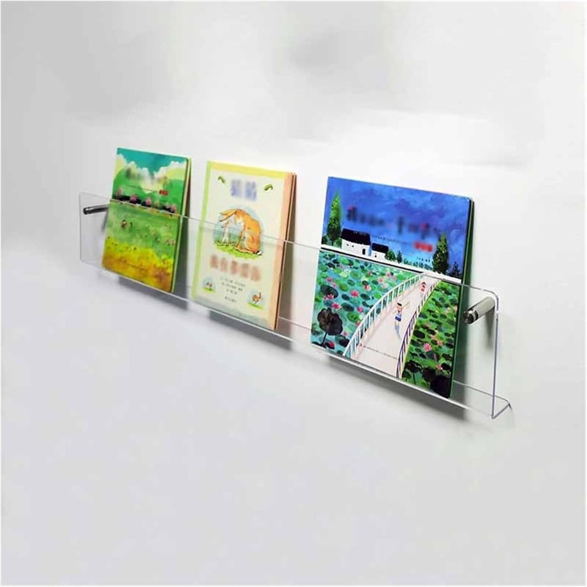 Zwevende Boekenplank Wandplank Acryl Transparant Helder