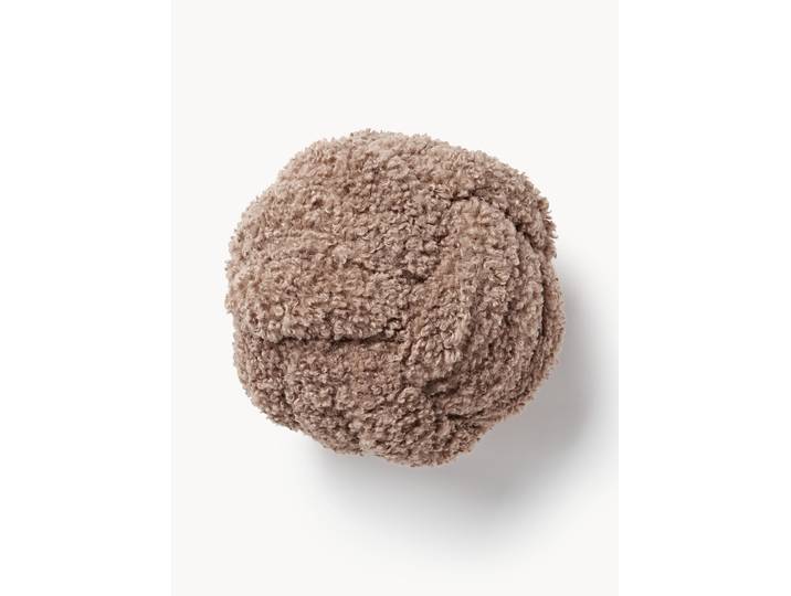 Coussin noué en peluche Dotty