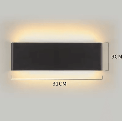 Inspire Picks 28W 32W Smart LED Wall Lamp Bluetooth APP Controlled Dimmable Modern Indoor Wall Sconce black 20w tricolor Dimming