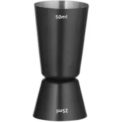 BarUp Barmaß 25/50 ml, Schwarz, ⌀45x(H)86mm