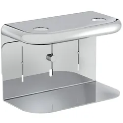 VitrA Liquid Doppel-Seifenspenderhalter Wandmontage Breite 20 cm Chrom,A44567 A44567