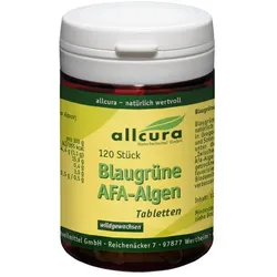 allcrua AFA Algen 250 mg blaugrün Tabletten 120 St