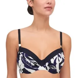 Femilet Honduras Underwired Bikini Bra Blau/Weiß E 85 Damen