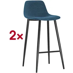 meet 2er-Set Barhocker »Must« blau