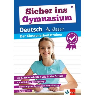 Klett Sicher ins Gymnasium: Klassenarbeitstrainer für den Übertritt Deutsch 4. Klasse, Taschenbuch von , Klett Lerntraining bei PONS Langenscheidt
