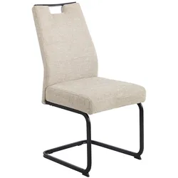 4er-Set Hela Freischwinger Kerstin II Stoff Beige