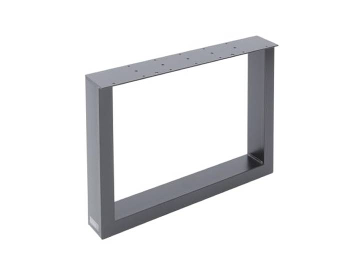 Bentatec U-Couchtischgestell im Set (2X), U-Kufen, DIY Tischgestell, Profil 80x40mm, Höhe 42cm x Breite 60cm