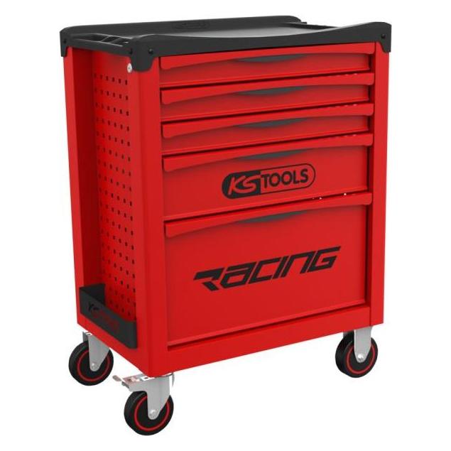 KS Tools RACING-Werkzeugwagen mit 5 Schubladen, bestückt mit 84 Werkzeugen (84x) (855.5084)