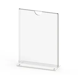 Tischaufsteller T-MAG A5 für DIN A5, Acrylglas