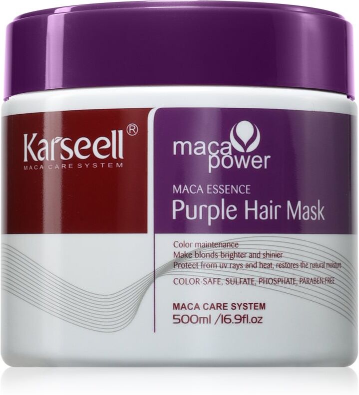 Karseell Purple Hair Mask masque cheveux pour cheveux blonds et gris 500 ml