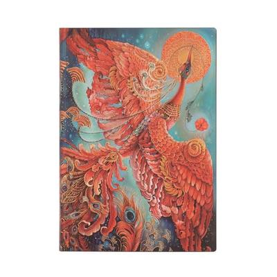 Softcover Notizbuch Feuervogel, Midi, Liniert, Taschenbuch von Paperblanks, Paperblanks, 978-1-4397-8211-8