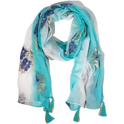Nomad Sari Aqua Fish Scarf – Turquoise (180x50cm)