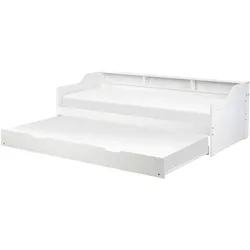 TAGESBETT 90/200cm Weiß Edern