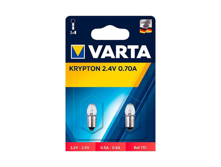 Varta Krypton-Glühbirnchen 2.4 V 2 Stück
