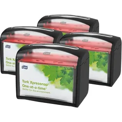 Tork Xpressnap® Tischspender Schwarz N4, Signature Linie, 16,9 cm × 20 cm × 14,1...