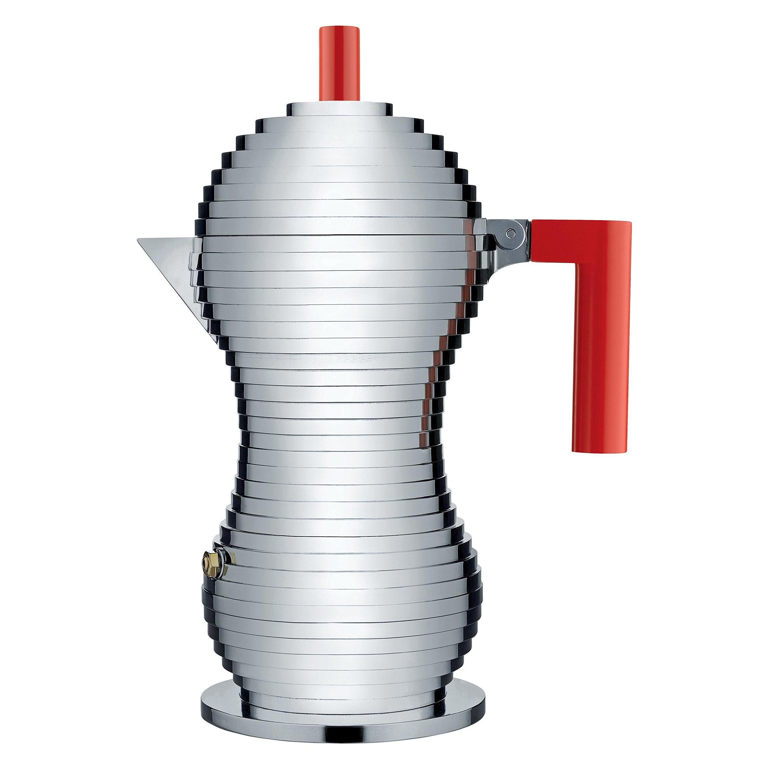 Alessi MDL026 R Pulcina Espressomaschine (6 Tassen) (MDL02-6R)