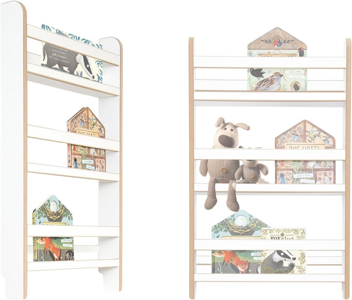 Houten Kinderboekenkast voor de Kinderkamer en Montessori Meubels