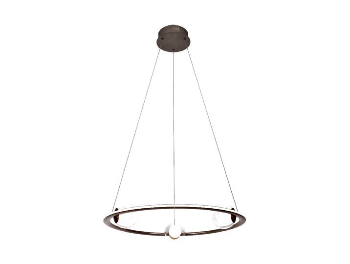 Dimmbare LED Design Pendellampe „Tirsa“ mit Fernbedienung Bronze dunkel Schuller