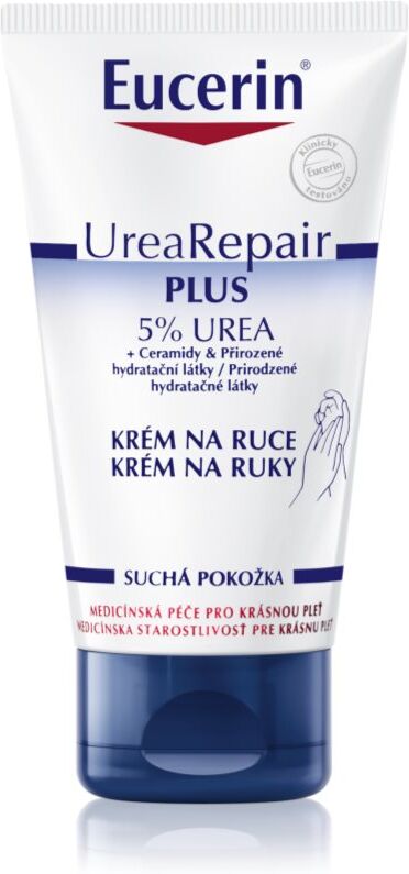 Eucerin UreaRepair PLUS crème mains pour peaux sèches 5% Urea 75 ml