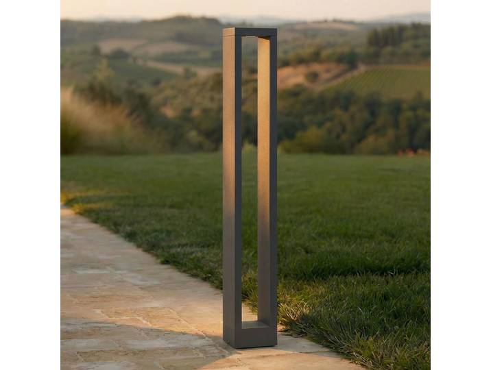 Jupp High Lampe de Jardin IP54 Graphite - Lucande - Terrasse - Moderne - Aluminium - À ampoule unique