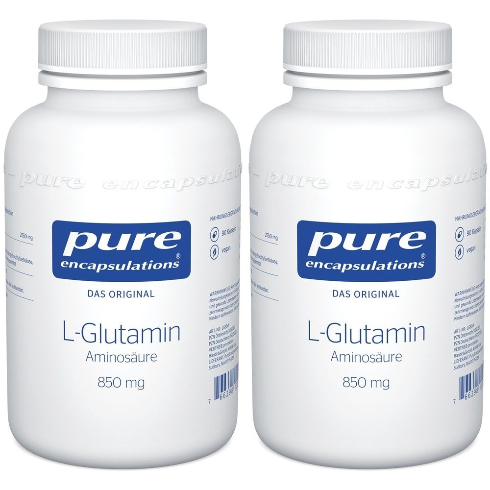 pure encapsulations L-Glutamin Aminosäure x2 2x90 St Kapseln