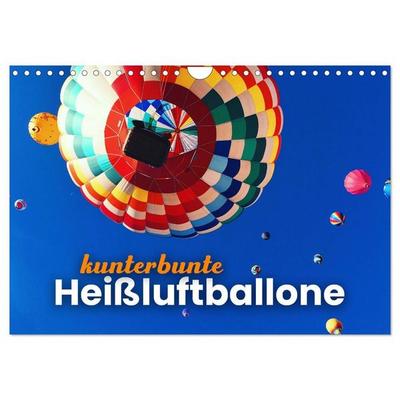 Kunterbunte Heißluftballone (Wandkalender 2027 DIN A4 quer), CALVENDO Monatskalender