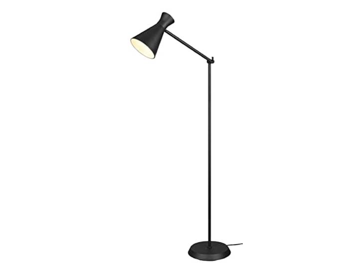 Reality Leuchten Stehleuchte Enzo R40781032, Metall Schwarz matt, exkl. 1x E27