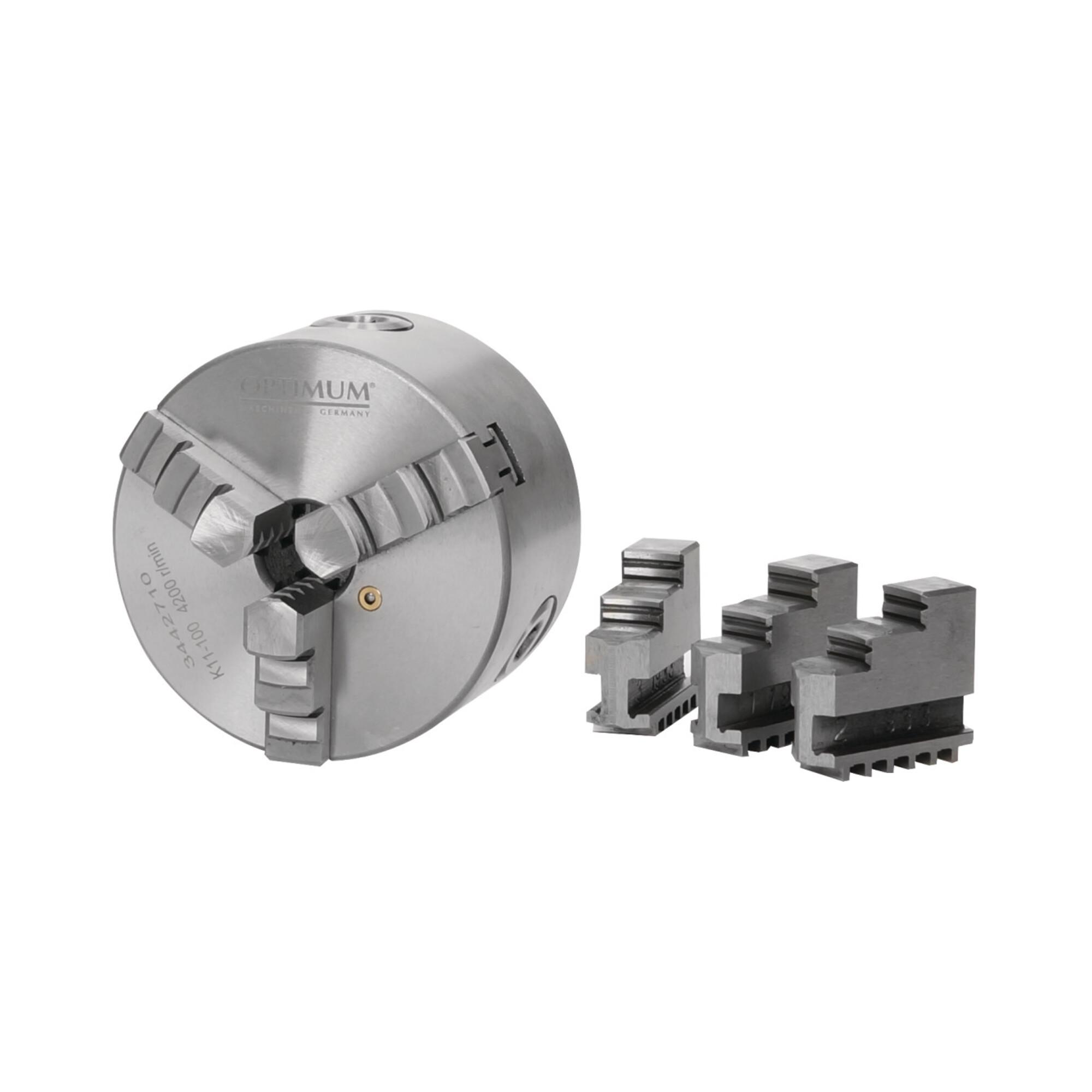 Optimum Dreibackendrehfutter Ø 80 mm zentrisch spannend (3440287)