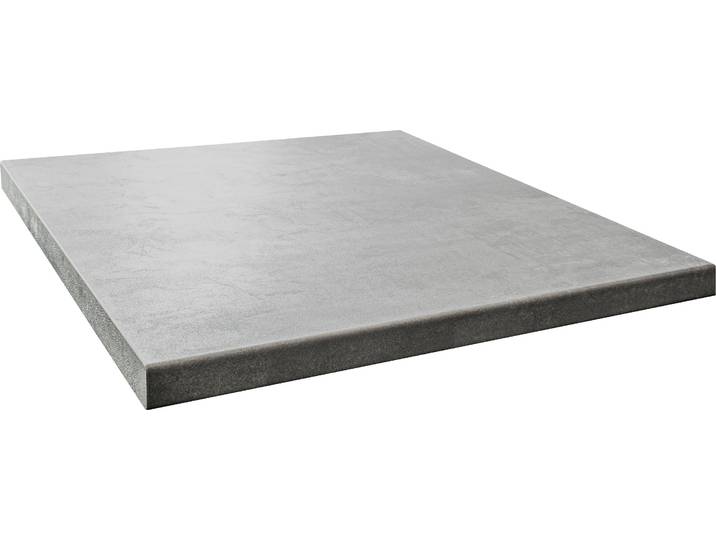 Arbeitsplatte, Spanplatte, Grau (Oxid Grau), 300×60×3,8 cm, Melaminharzbeschichtet, OPTIFIT Luzern