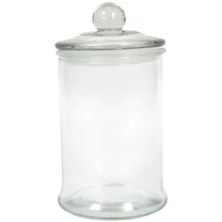 Vorratsglas BUTTON rund (DH 10x18,50 cm) - DH 10x18,50 cm