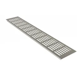MS Beschläge Lüftungsgitter Alu Heizungsabdeckung b 100mm x L 300mm Edelstahl eloxiert