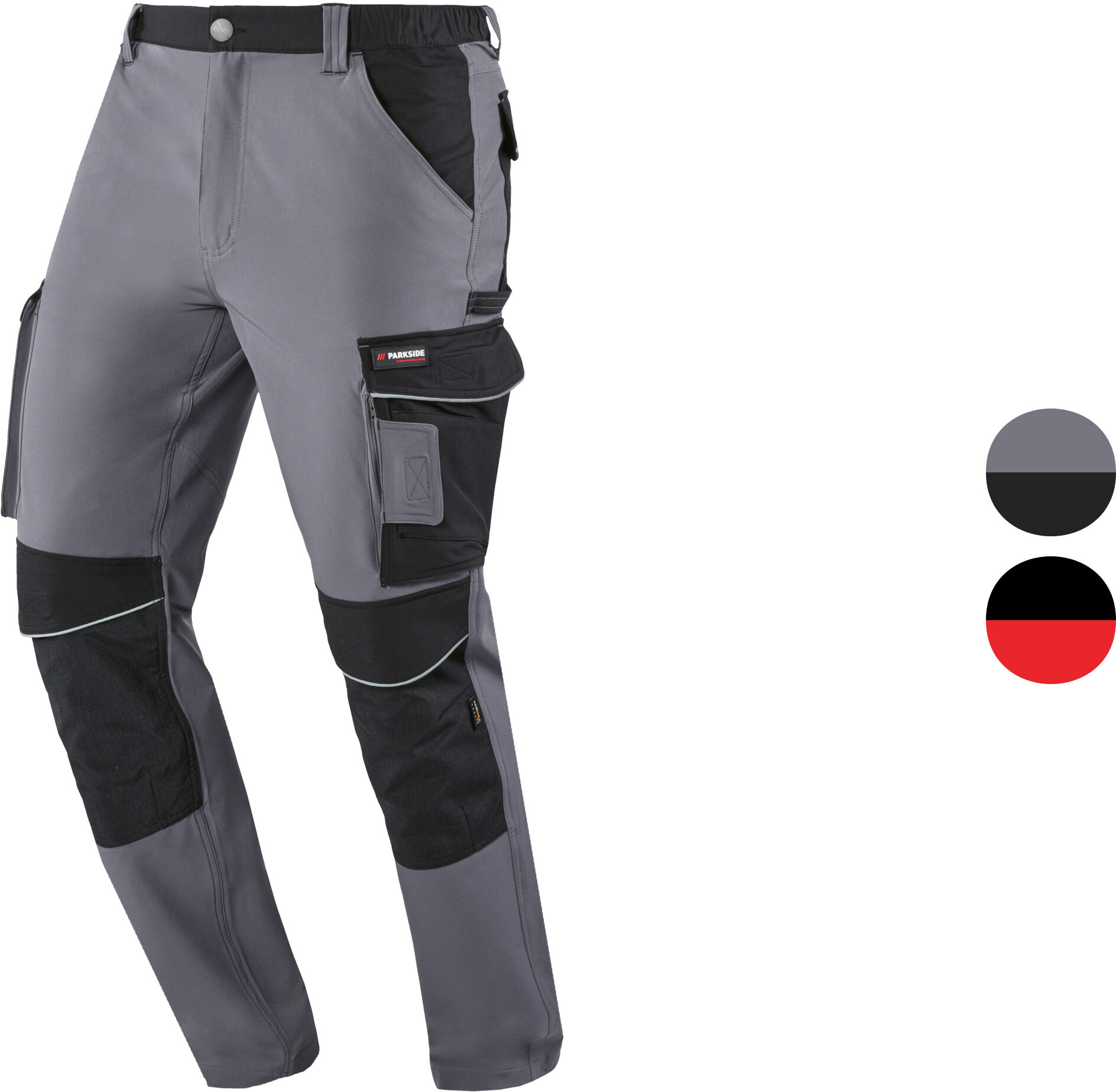 PARKSIDE PERFORMANCE® Flexible Arbeitsbundhose, mit CORDURA®-Knieverstärkung