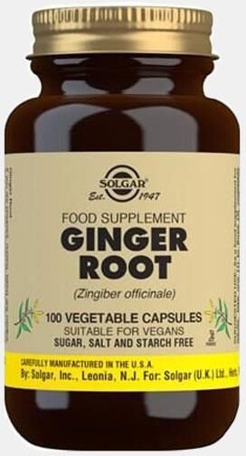 SOLGAR GINGER ROOT 100 CAPSULAS
