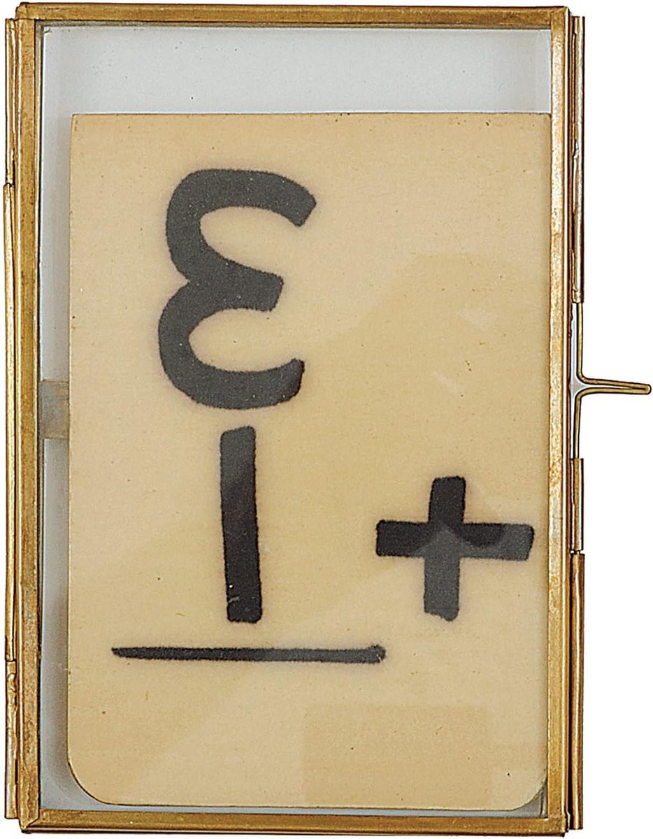 Fotolijst Messing Glas Antiek Goud 4x6 inch voor Wandmontage