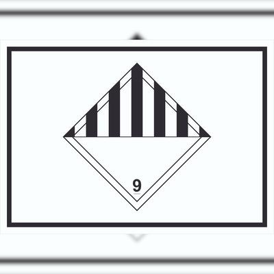 HB-Druck Schild verschiedene Gefahren Symbol Stoffe Material miscellaneous A4 Rückseite selbstklebend