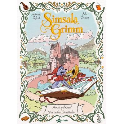 SimsalaGrimm: Hänsel und Gretel & Das tapfere Schneiderlein, Gebundene Ausgabe von Hubertus Rufledt, Splitter-Verlag, 978-3-96792-712-2