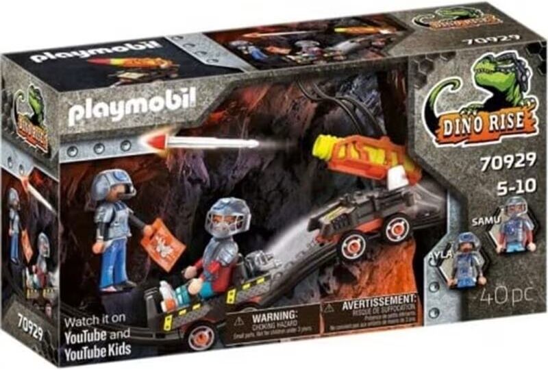 Playmobil Dino Rise Carro De Cohetes 70929 Talla Única Niño