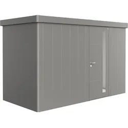Biohort Gerätehaus Neo 348 x 180 cm (1D) Einzeltür quarzgrau-metallic