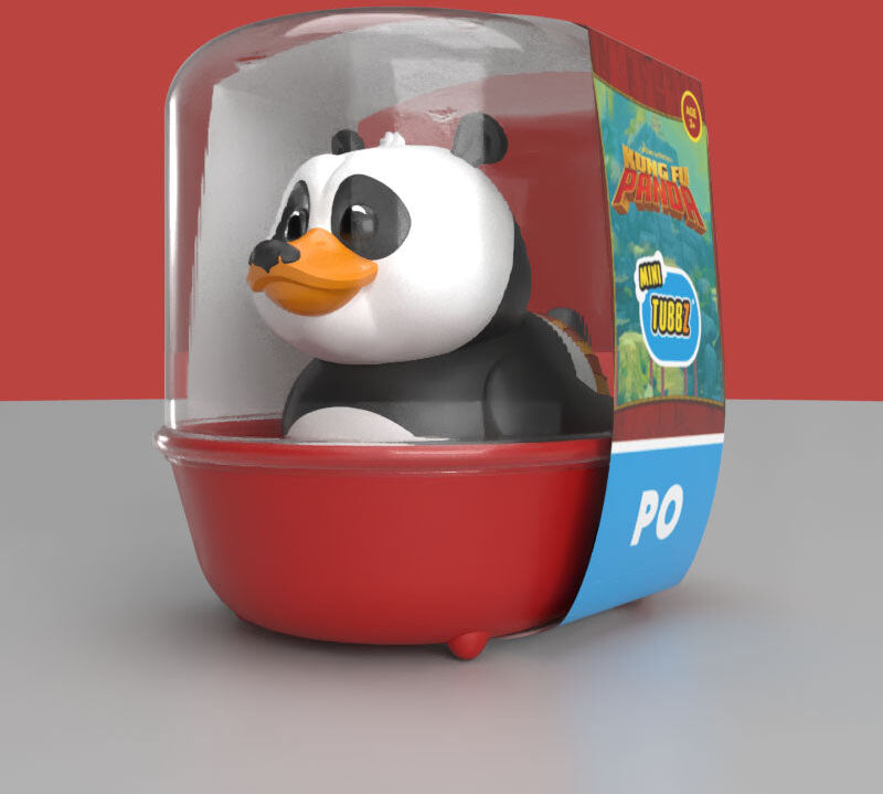 Numskull TUBBZ Kung Fu Panda Po Mini Vinyl Figure - 5 cm Tall Collectible - PVC/Vinyl - Officially Licensed