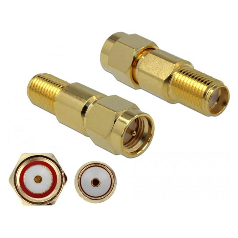 Delock RF-Adapter SMA (W) bis SMA (M) (89990)