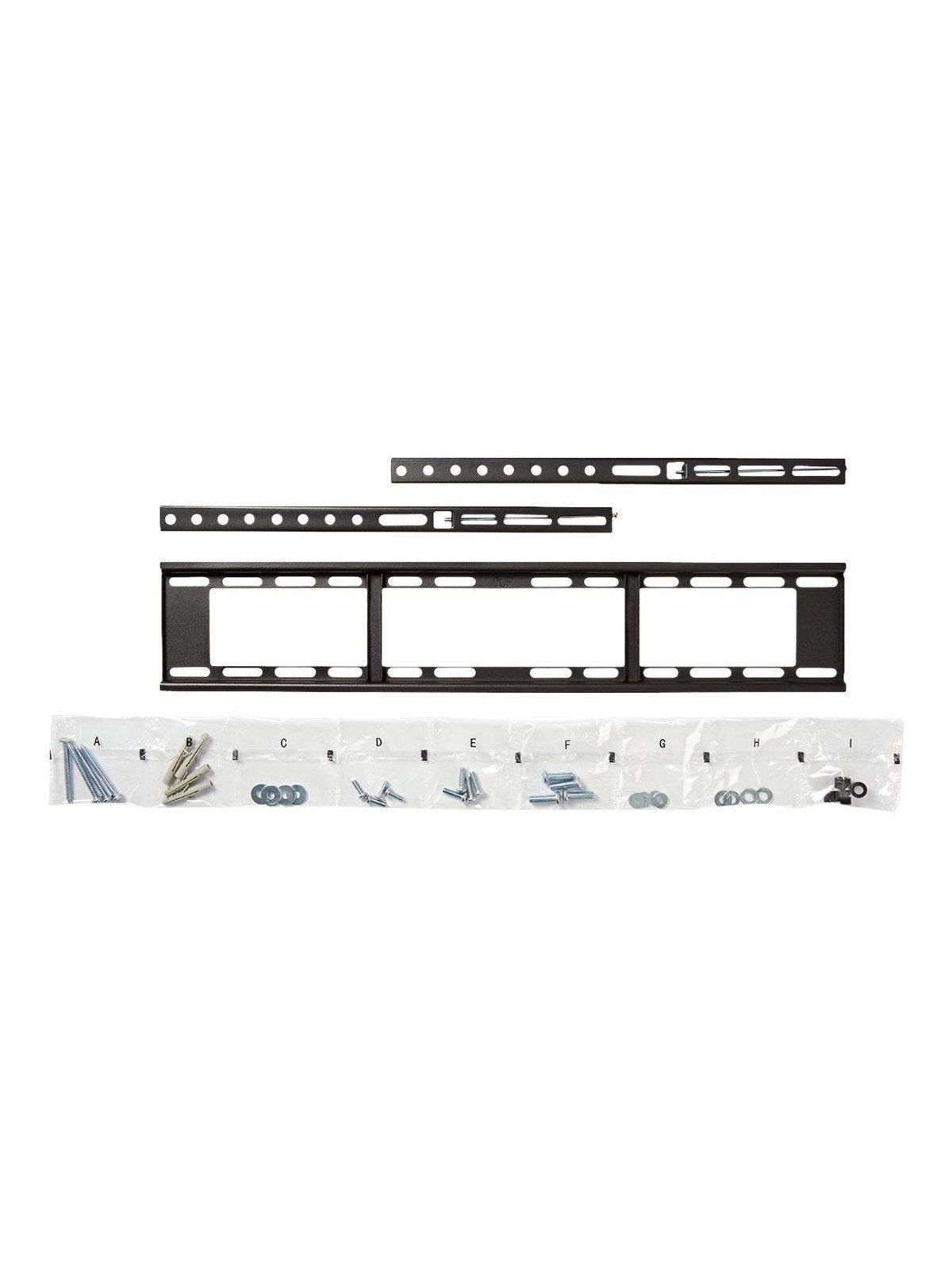 Nedis TVWM1051BK mounting kit - fixed - for TV - black - Max 35 kg - recommended for 70"