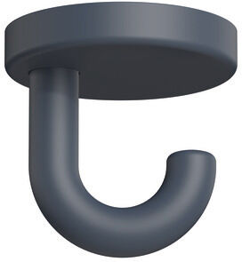 Hewi 477 Haken 477.90B04092 40mm, mat, gris anthracite