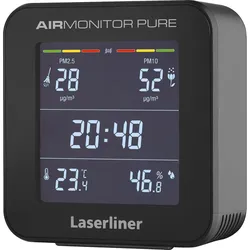 Laserliner AirMonitor Pure, Thermometer + Hygrometer, Schwarz