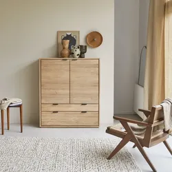 Schrank aus massiver Eiche Senson