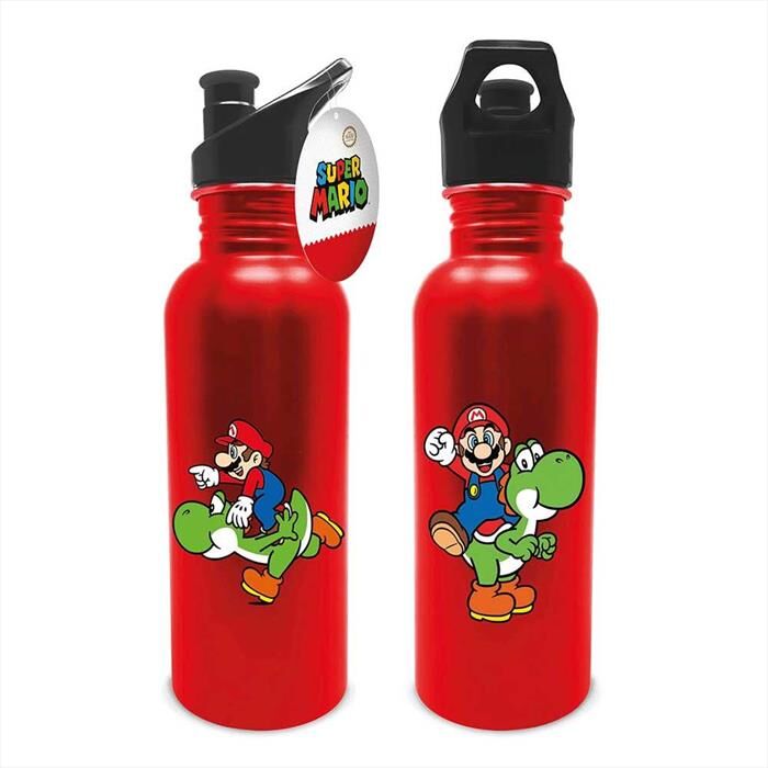 Pyramid Super Mario & Yoshi Borraccia 700 Ml Mdb27602-rosso